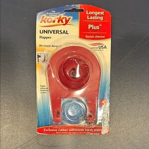 Korky Universal Flapper Replacement - Red